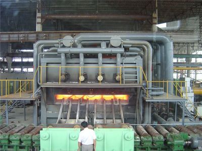 鳳谷工業(yè)爐專利燃燒技術(shù) 節(jié)能減排環(huán)保型推鋼式加熱爐 可定制